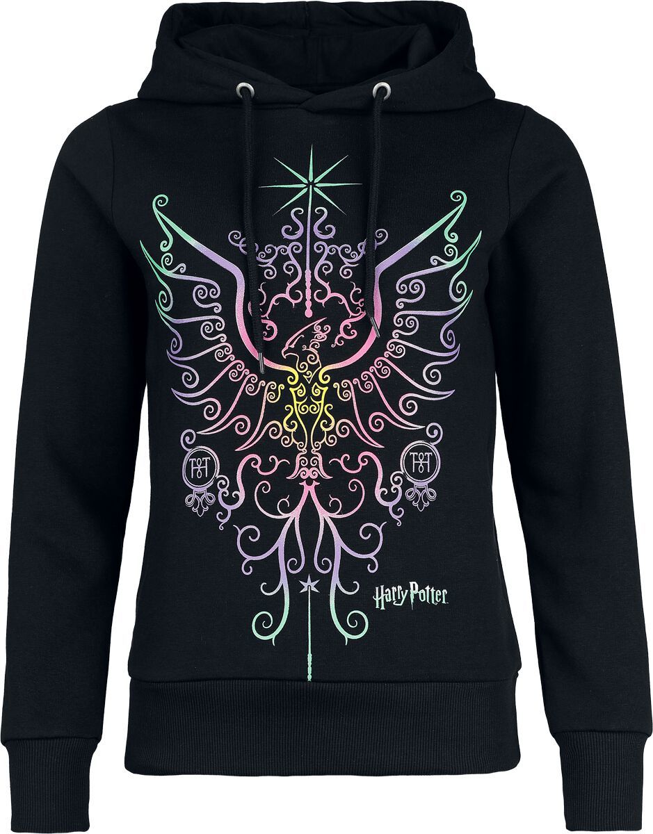 Harry Potter Phoenix Dámská mikina s kapucí černá - Merchstore.cz Harry Potter Phoenix Dámská mikina s kapucí černá - Merchstore.cz