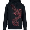 Harry Potter Phoenix Dámská mikina s kapucí černá - Merchstore.cz