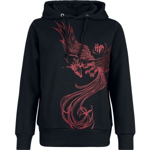 Harry Potter Phoenix Dámská mikina s kapucí černá - Merchstore.cz