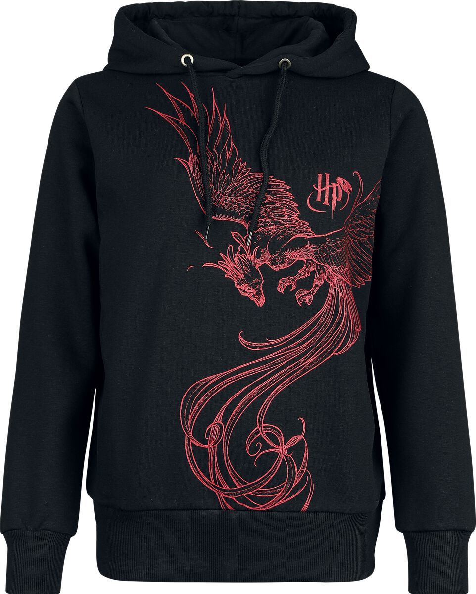 Harry Potter Phoenix Dámská mikina s kapucí černá - Merchstore.cz Harry Potter Phoenix Dámská mikina s kapucí černá - Merchstore.cz