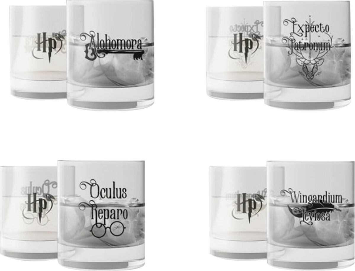 Harry Potter Sada sklenic Spells sada sklenicek průhledný - Merchstore.cz Harry Potter Sada sklenic Spells sada sklenicek průhledný - Merchstore.cz