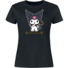 Hello Kitty Hello Kitty and Friends - Kuromi Dámské tričko černá - Merchstore.cz