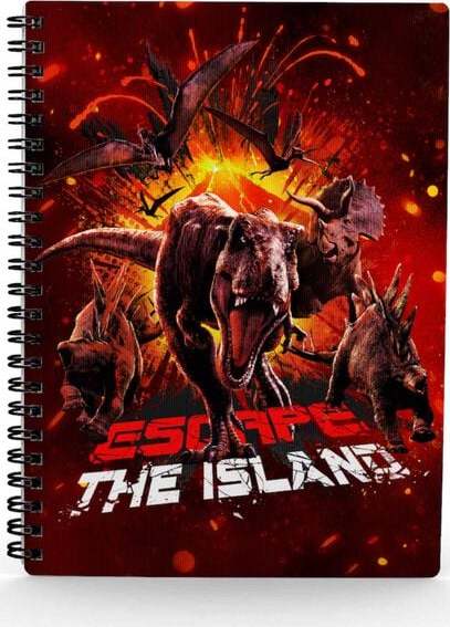 Jurassic Park 3D notes Jurassic World - Escape Poznámkový blok vícebarevný - Merchstore.cz Jurassic Park 3D notes Jurassic World - Escape Poznámkový blok vícebarevný - Merchstore.cz