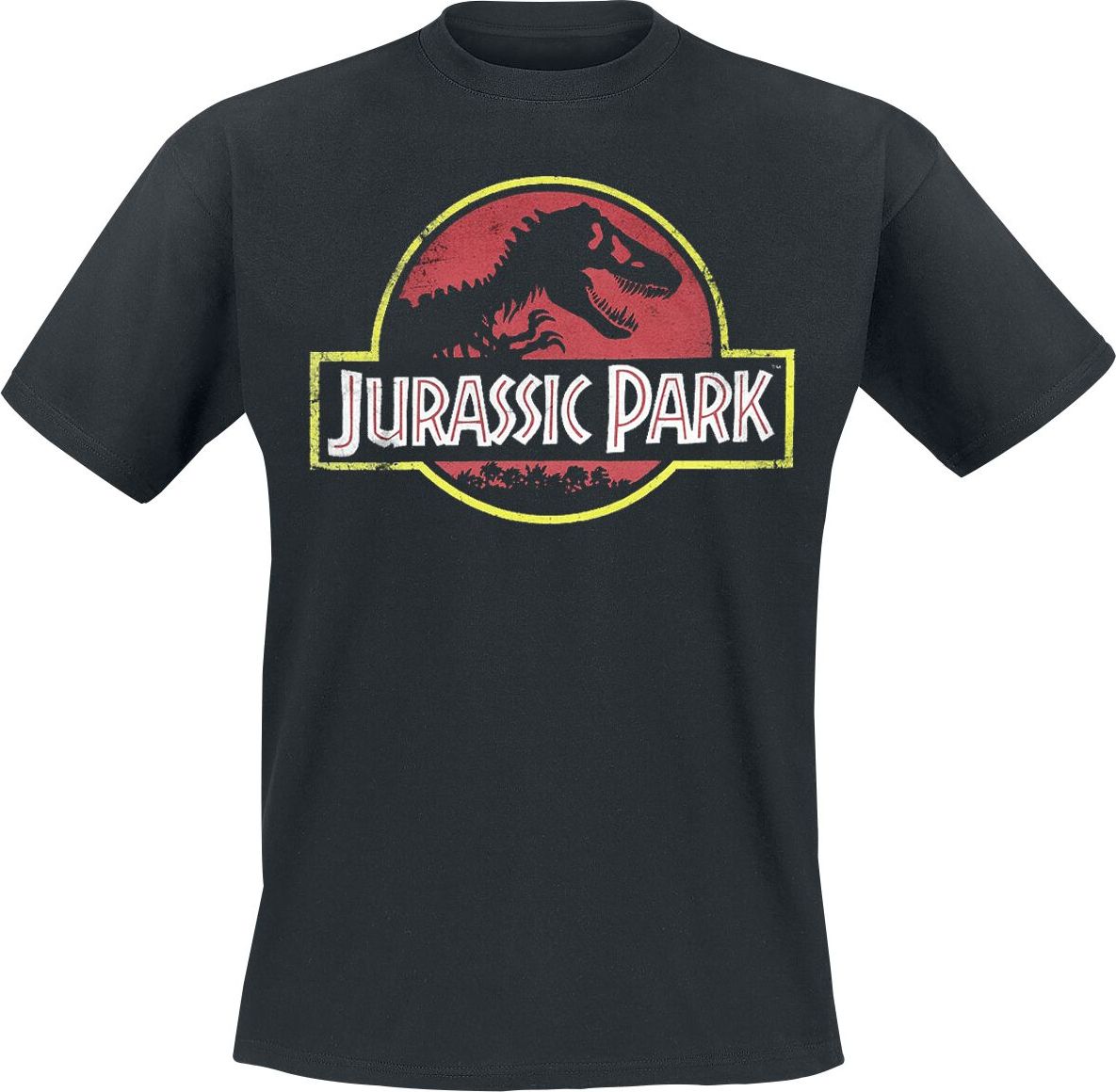 Jurassic Park Classic Logo Tričko černá - Merchstore.cz Jurassic Park Classic Logo Tričko černá - Merchstore.cz