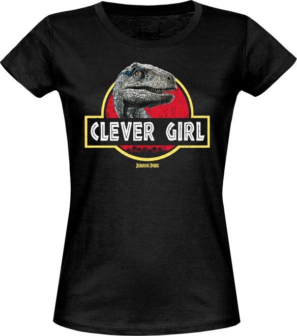 Jurassic Park Clever Girl Dámské tričko černá - Merchstore.cz Jurassic Park Clever Girl Dámské tričko černá - Merchstore.cz