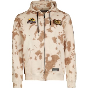 Jurassic Park Isla Nublar Staff Park Ranger Mikina s kapucí na zip vícebarevný - Merchstore.cz