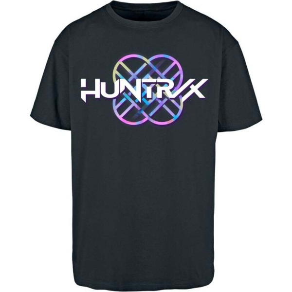 KPop Demon Hunters Huntrix Logo Tričko černá - Merchstore.cz