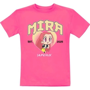 KPop Demon Hunters Huntrix Mira Tričko fuchsie - Merchstore.cz