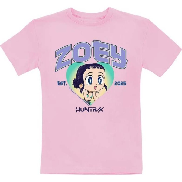 KPop Demon Hunters Huntrix Zoey Tričko růžová - Merchstore.cz