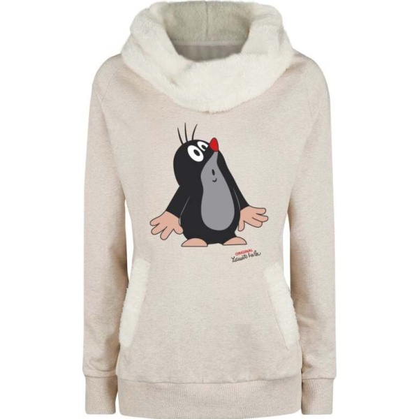 krtek The Mole Dámská mikina béžová - Merchstore.cz