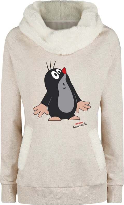 krtek The Mole Dámská mikina béžová - Merchstore.cz