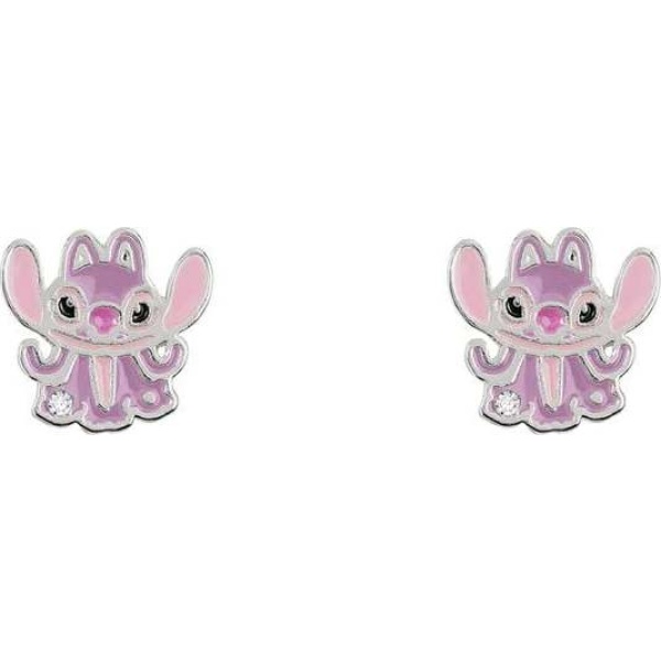 Lilo & Stitch Angel náušnice stríbrná - Merchstore.cz