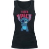 Lilo & Stitch I Need Space Dámský top černá - Merchstore.cz