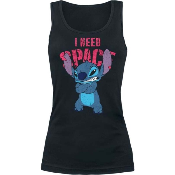 Lilo & Stitch I Need Space Dámský top černá - Merchstore.cz