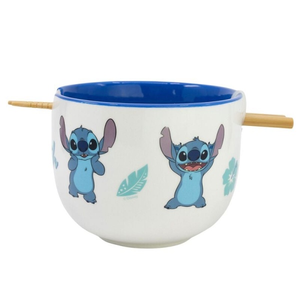 Lilo & Stitch Miska na ramen s hůlkami Stitch Podnosy vícebarevný - Merchstore.cz