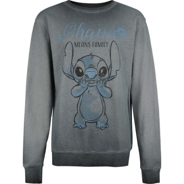 Lilo & Stitch Ohana Dámská mikina modrá - Merchstore.cz