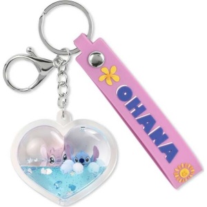 Lilo & Stitch Ohana Klíčenka stríbrná - Merchstore.cz