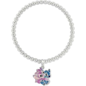 Lilo & Stitch Stitch and Angel náramek stríbrná - Merchstore.cz