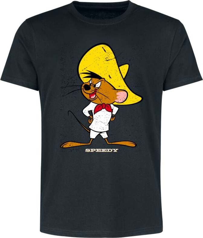 Looney Tunes Speedy Gonzales Tričko černá - Merchstore.cz Looney Tunes Speedy Gonzales Tričko černá - Merchstore.cz