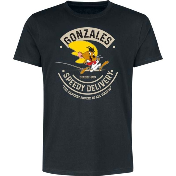 Looney Tunes Speedy Gonzales Tričko černá - Merchstore.cz