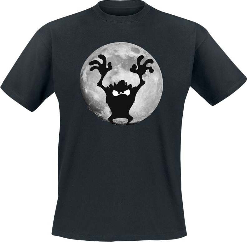 Looney Tunes Taz - Full Moon - Moonlight Tričko černá - Merchstore.cz Looney Tunes Taz - Full Moon - Moonlight Tričko černá - Merchstore.cz