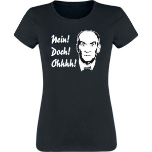 Louis de Funès Nein! Doch! Ohhh! Dámské tričko černá - Merchstore.cz