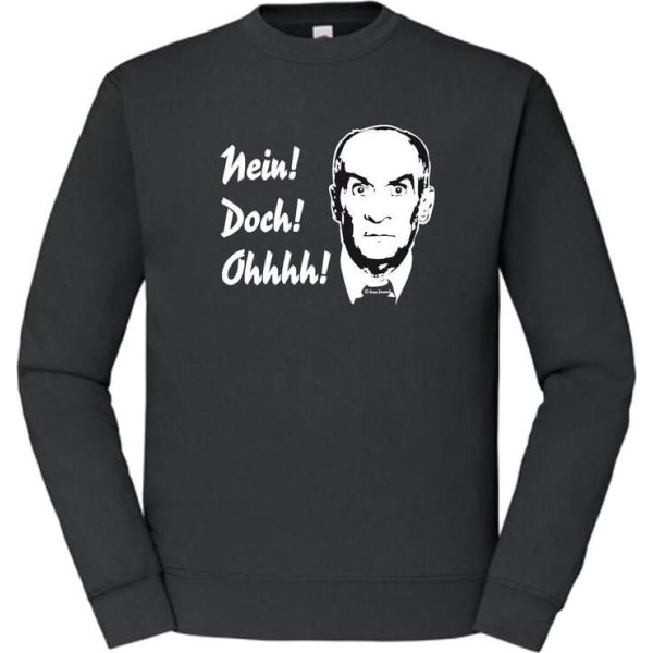 Louis de Funès Nein! Doch! Ohhh! Mikina černá - Merchstore.cz