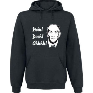 Louis de Funès Nein! Doch! Ohhh! Mikina s kapucí černá - Merchstore.cz
