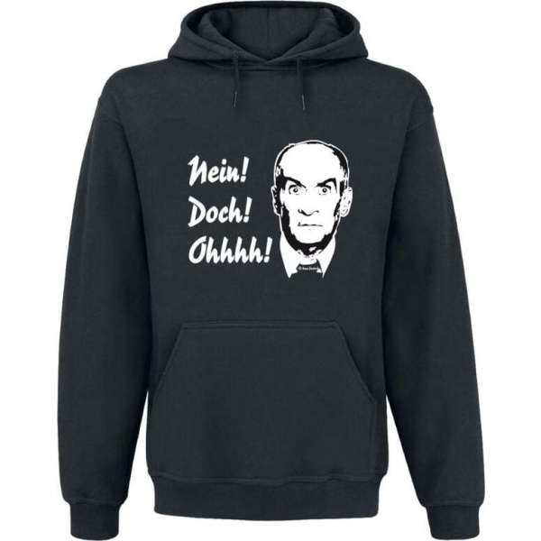 Louis de Funès Nein! Doch! Ohhh! Mikina s kapucí černá - Merchstore.cz