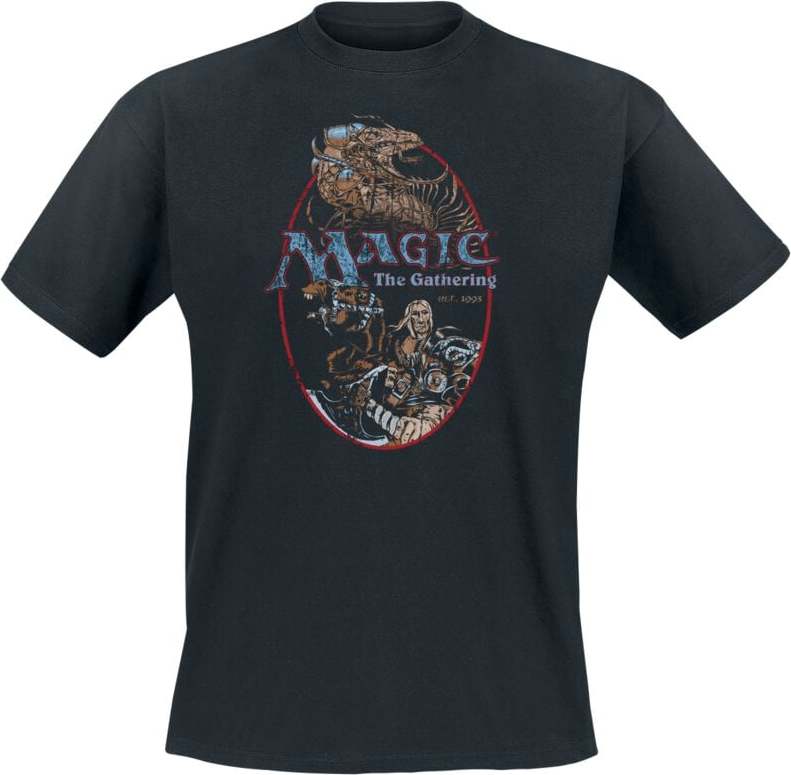 Magic The Gathering Black Knight Tričko černá - Merchstore.cz Magic The Gathering Black Knight Tričko černá - Merchstore.cz