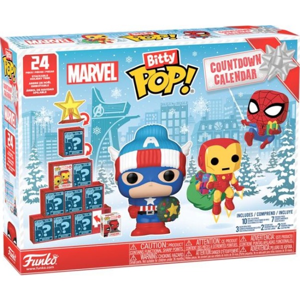 Marvel Odpočítavací kalendář Marvel - Bitty Pop! Adventní kalendář standard - Merchstore.cz