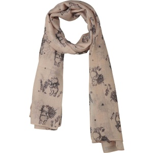 Medvídek Pu Flowers Šátek/šála vícebarevný - Merchstore.cz