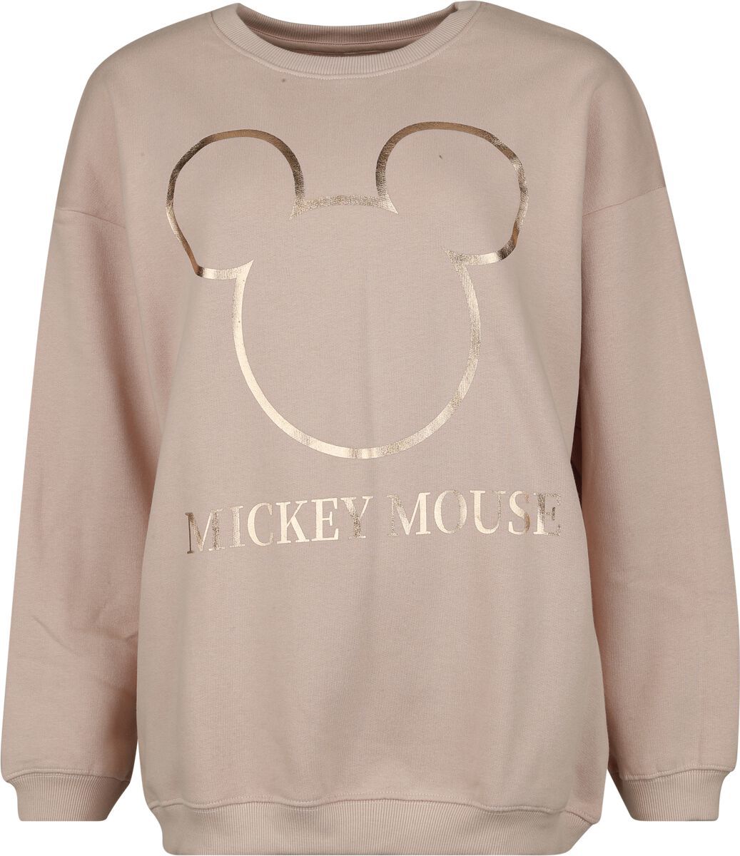 Mickey & Minnie Mouse Oversized mikina Mickey Mouse Dámská mikina světle růžová - Merchstore.cz