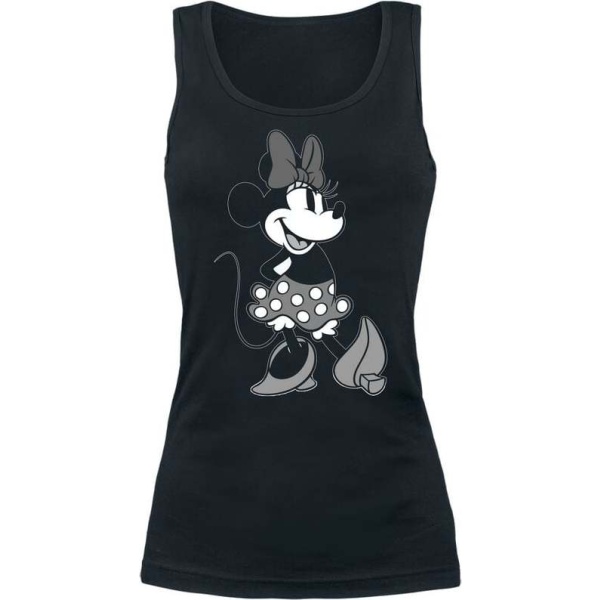 Mickey Mouse Minnie Grey Beauty Dámský top černá - Merchstore.cz