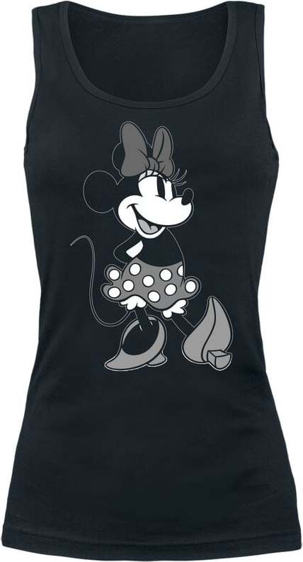 Mickey Mouse Minnie Grey Beauty Dámský top černá - Merchstore.cz Mickey Mouse Minnie Grey Beauty Dámský top černá - Merchstore.cz