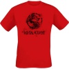 Mortal Kombat Distressed Dragon Tričko červená - Merchstore.cz