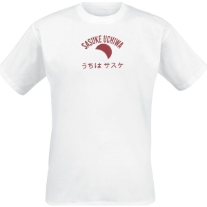 Naruto Sasuke Uchiwa - Attack Tričko bílá - Merchstore.cz