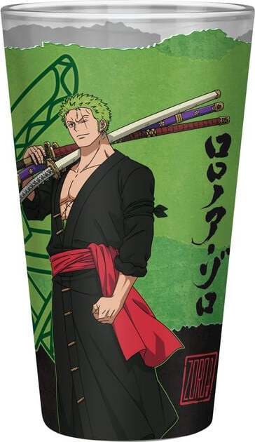 One Piece Zoro sklenicka vícebarevný - Merchstore.cz One Piece Zoro sklenicka vícebarevný - Merchstore.cz
