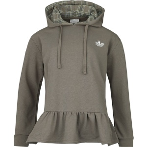 Outlander Thistle Dámská mikina s kapucí hnědá - Merchstore.cz