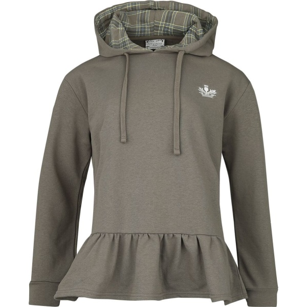 Outlander Thistle Dámská mikina s kapucí hnědá - Merchstore.cz