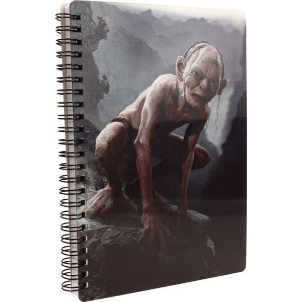 Pán prstenů Notes Gollum s 3D efektem Poznámkový blok vícebarevný - Merchstore.cz