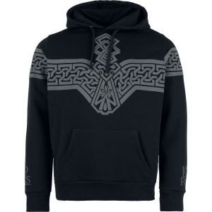 Pán prstenů Khazad-Dûm Mikina s kapucí černá - Merchstore.cz