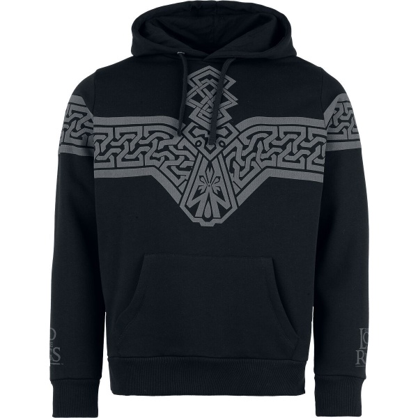 Pán prstenů Khazad-Dûm Mikina s kapucí černá - Merchstore.cz