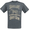 Peaky Blinders Shelby Dry Gin Tričko šedá - Merchstore.cz