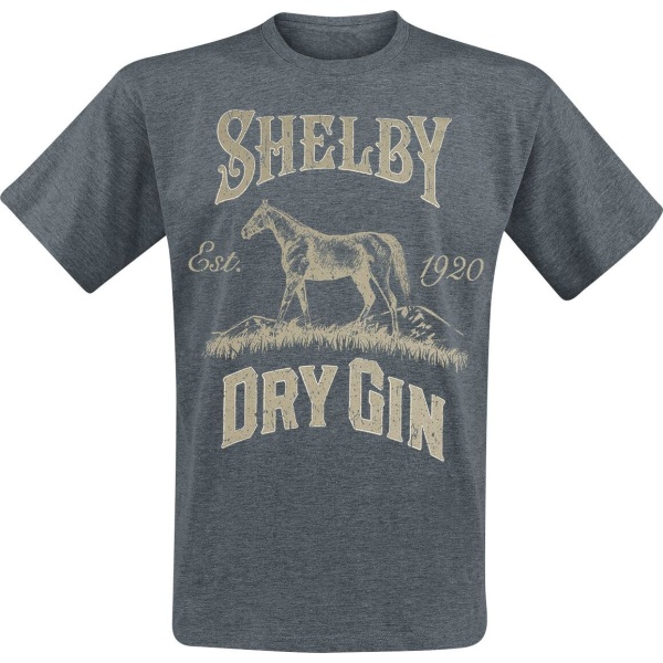 Peaky Blinders Shelby Dry Gin Tričko šedá - Merchstore.cz
