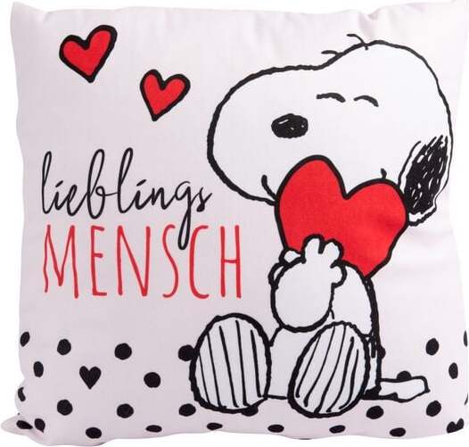 Peanuts Snoopy - Lieblingsmensch dekorace polštár vícebarevný - Merchstore.cz Peanuts Snoopy - Lieblingsmensch dekorace polštár vícebarevný - Merchstore.cz