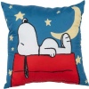 Peanuts Snoopy - Mond und Sterne dekorace polštár vícebarevný - Merchstore.cz