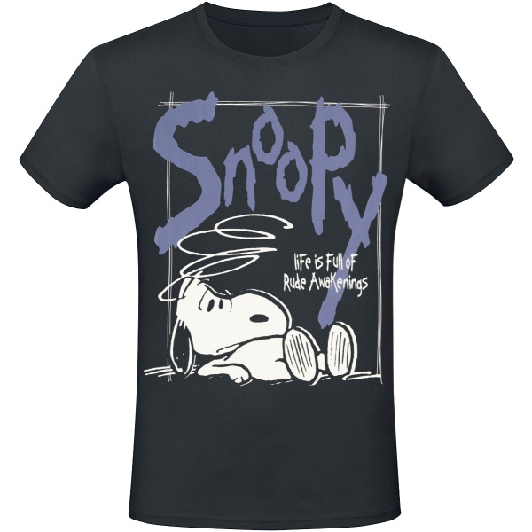 Peanuts Snoopy Tričko černá - Merchstore.cz