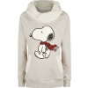 Peanuts Snoopy Winter Dámská mikina s nádechem béžové - Merchstore.cz