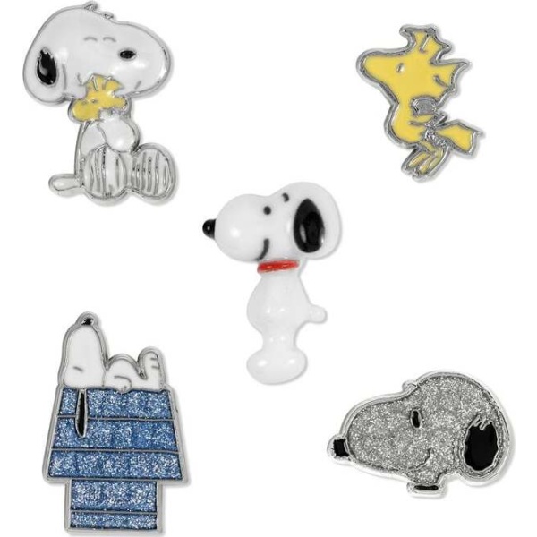 Peanuts Snoopy & Woodstock (sada 5 odznaků) Sada odznaků vícebarevný - Merchstore.cz